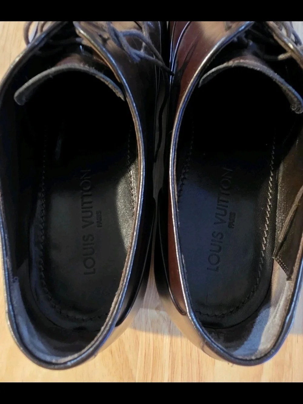 Louis Vuitton Men’s Brown Leather Lace-Up Oxford Shoes UK11, US12, EU45